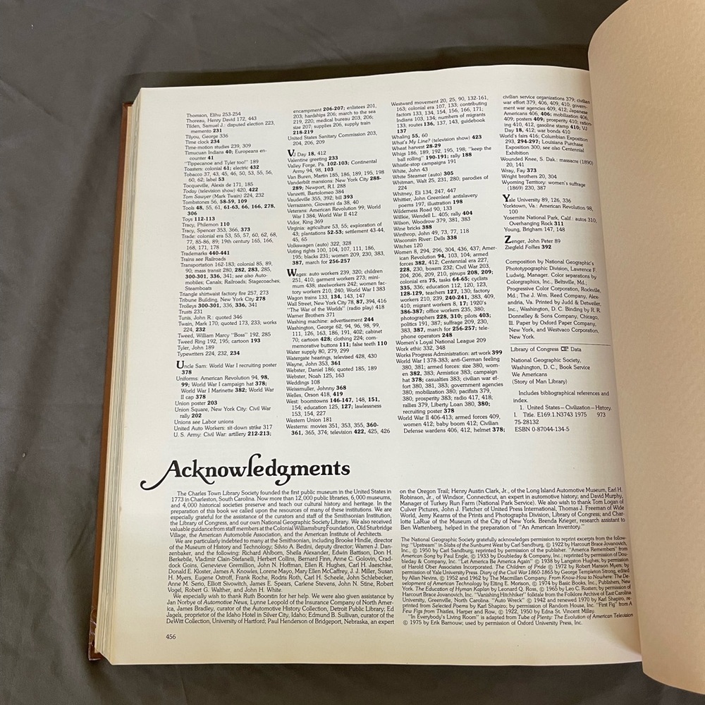Vintage 1975 National Geographic We Americans Coffee Table Book hardcover - Picture 11 of 11